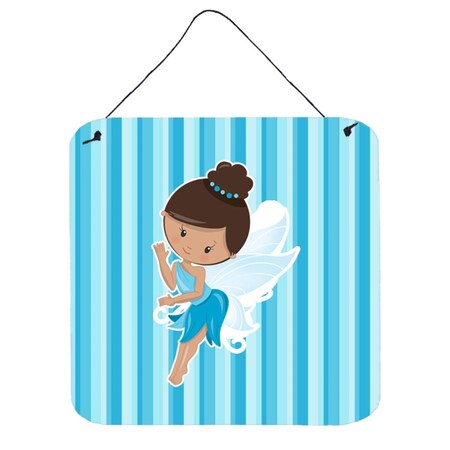 Carolines Treasures Fairy Blue Stripes Wall or Door Hanging Prints BB6910DS66